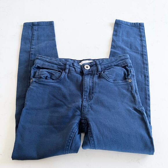 Zara boys skinni fit dark navy pants jeans size 11/12 - Picture 1 of 5